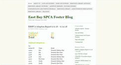 Desktop Screenshot of fosterebspca.org